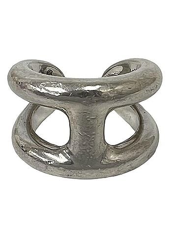 Hermès HERMES Osmos PM Ring, Sterling Silver 925, Accessory, Women's/Men's, Silver, 36952 (view 1)