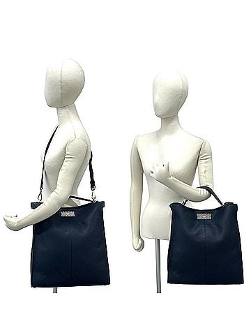 Fendi FENDI Peekaboo X-Lite Fit Logo Hardware Leather 2-way Shoulder Bag/Handbag Navy 73213 (view 2)