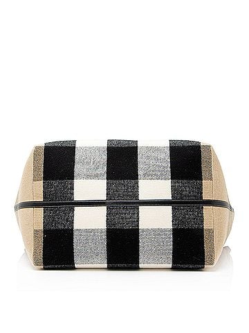 Burberry Burberry Wool Check Society XL Tote (view 2)