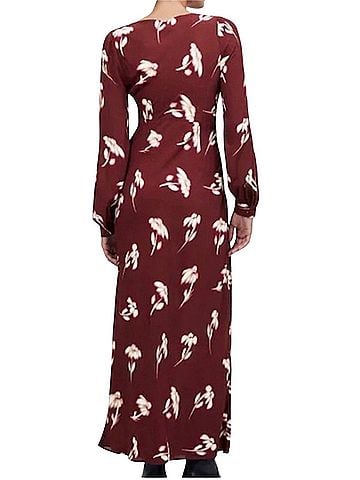 Madewell V-Neck Cuff Sleeve Maxi Dress Casual Dress (view 2)