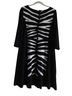 Eva Varro Zebra Print Black White 3/4 Sleeve Blouse Size L - photo 2