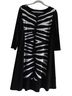 Eva Varro Zebra Print Black White 3/4 Sleeve Blouse Size L - photo 1