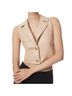 Alice + Olivia Tan Vest Size 4 - photo 1