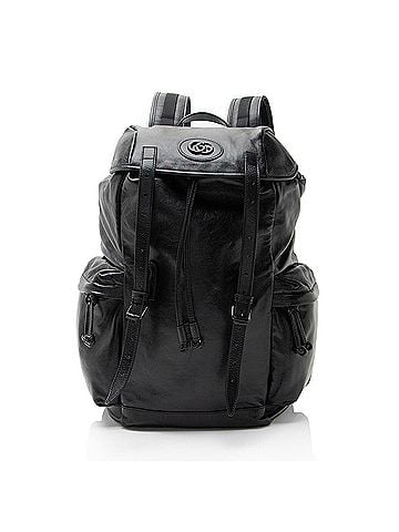Gucci Gucci Leather Double G Backpack (view 1)