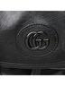 Gucci 100% Leather Black Gucci Leather Double G Backpack One size - photo 8