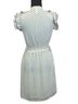 H&M Polka Dots White Black Casual Dress Size 4 - photo 2