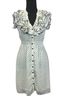 H&M Polka Dots White Black Casual Dress Size 4 - photo 1