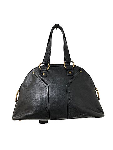 Yves Saint Laurent Yves Saint Laurent Rive Gauche Muse Handbag 156465 Black Women's (view 2)