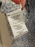 Equipment 100% Silk Floral Blue White Silk Top Size M - photo 4