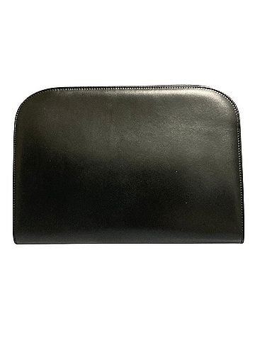 Salvatore Ferragamo Salvatore Ferragamo Gancini 2-Way Chain Leather Shoulder Bag Clutch Black Women's (view 2)