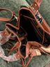 Bob Mackie Stripes Brown Tan Shoulder Bag One size - photo 3
