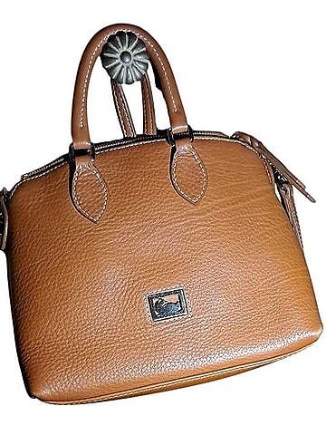 Dooney & Bourke Leather with metal accents Leather Satchel (view 1)