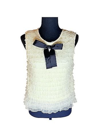 Blue Tassel Tank Top (view 1)