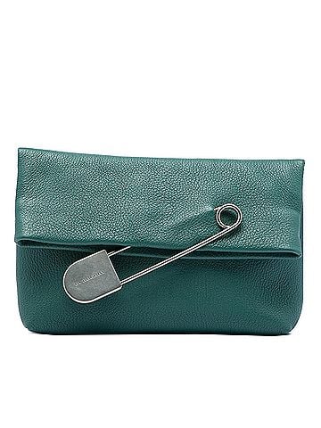 Burberry Medium Leather Safety Pin Clutch (view 1)