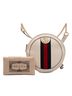 Gucci 100% Leather White Mini Leather Round Ophidia Backpack One size - photo 7