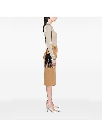 Saint Laurent Toy Suede Anita Fringed Crossbody (view 2)