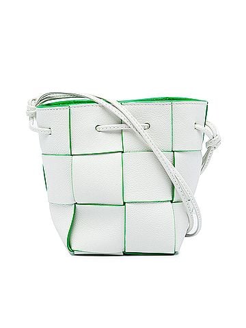 Bottega Veneta Mini Nappa Maxi Intrecciato Cassette Bucket Bag (view 1)