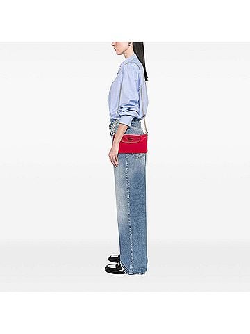 Prada Saffiano Trimmed Tessuto Chain Crossbody (view 2)