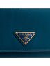 Prada 100% Leather Blue Saffiano Lux Wallet On Chain One size - photo 6