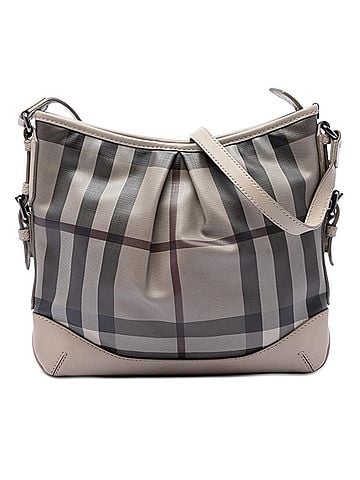 Burberry Smoke Check Coated Canvas Hartham Crossbody (view 1)