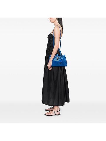 Bottega Veneta Small Nappa Intrecciato Roma Satchel (view 2)