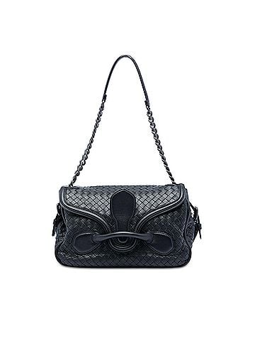 Bottega Veneta Nappa Intrecciato Rialto Shoulder Bag (view 1)
