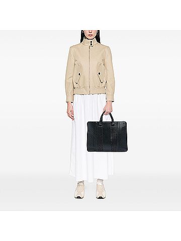 Bottega Veneta Nappa Intrecciato Club Fume Briefcase (view 2)