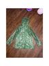 Disney Graphic Green Trenchcoat Size XS - photo 5