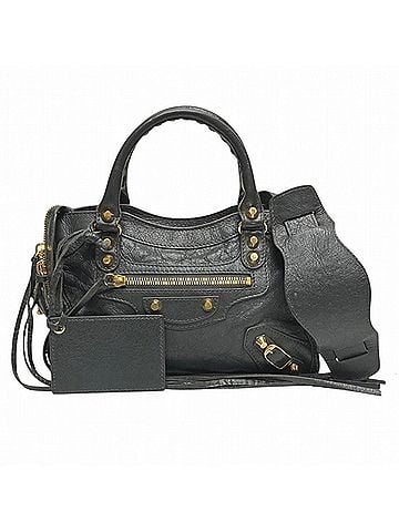 Balenciaga Balenciaga BALENCIAGA Handbag Classic Mini City Leather 300295 (view 1)