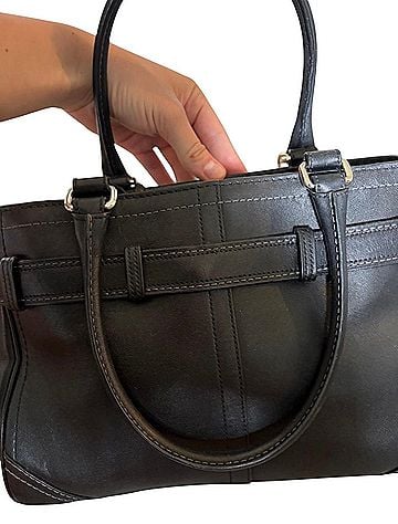 Coach Leather Tote (view 2)