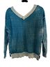 Sundance Houndstooth Blue Pullover Sweater Size S - photo 2