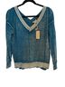 Sundance Houndstooth Blue Pullover Sweater Size S - photo 1