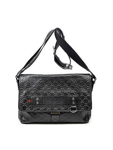 Gucci Web Medium Rubber Messenger (view 1)