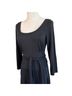 Three Dots Solid Black Casual Dress Size L - photo 4
