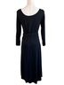 Three Dots Solid Black Casual Dress Size L - photo 1