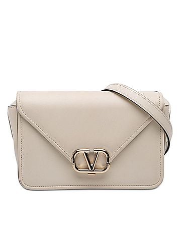 Valentino Leather VLogo Crossbody (view 1)