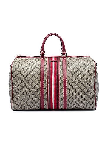 Gucci GG Supreme Web Travel Bag (view 1)