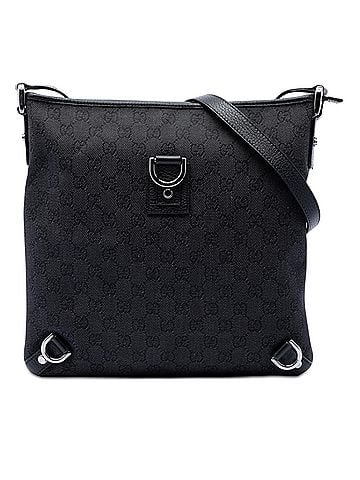 Gucci GG Denim Abbey D Ring Crossbody (view 1)