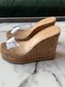 Schutz 100% Corkshell Tan Brown Wedges Size 9 1/2 - photo 6