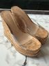 Schutz 100% Corkshell Tan Brown Wedges Size 9 1/2 - photo 3