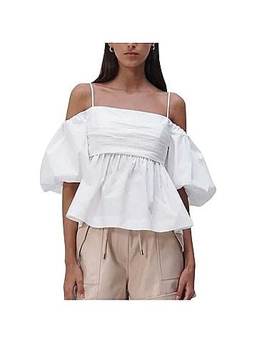 Jonathan Simkhai Tala Short Sleeve T-Shirt (view 1)