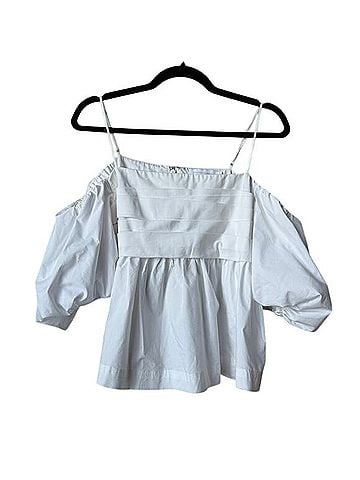 Jonathan Simkhai Tala Short Sleeve T-Shirt (view 2)