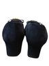 Etienne Aigner 100% Suede Blue Heels Size 6 - photo 8