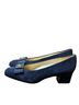 Etienne Aigner 100% Suede Blue Heels Size 6 - photo 5