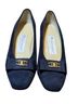 Etienne Aigner 100% Suede Blue Heels Size 6 - photo 1