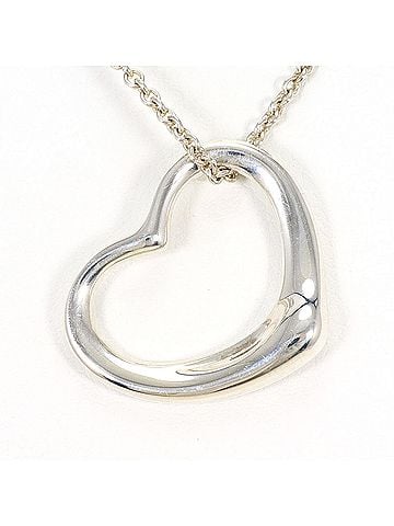 Tiffany & Co. Tiffany &amp; Co. Open Heart Silver Necklace, Total Weight 5.5g, 40cm, Jewelry (view 1)
