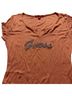 Guess Orange Short Sleeve Blouse Size M - photo 1