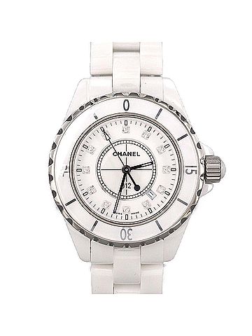 Chanel Chanel J12 33mm Ceramic 12P H1628 Quartz Watch (view 1)