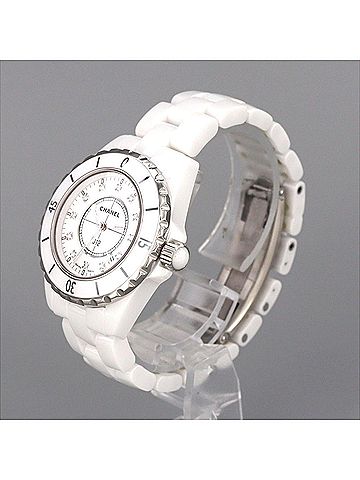 Chanel Chanel J12 33mm Ceramic 12P H1628 Quartz Watch (view 2)