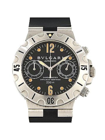 Bvlgari Bulgari Scuba Chrono SCB38S SCB38SV AT SS Automatic Watch (view 1)